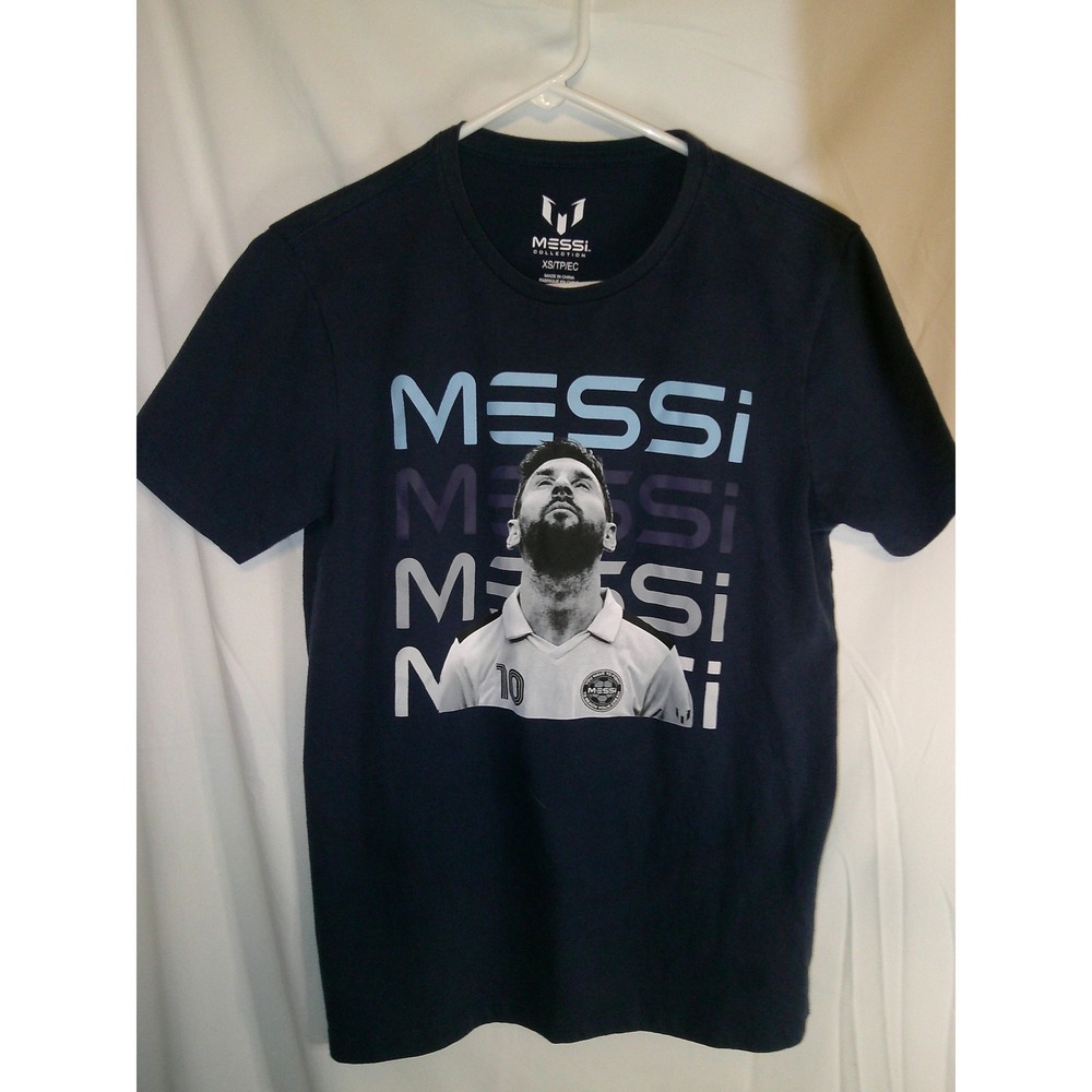 Messi Collection Graphic T-Shirt Men's‎ XS Soccer Football Short Sleeve